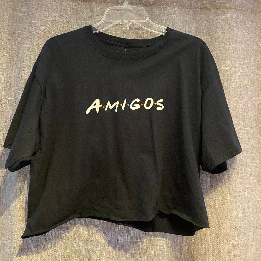 Amigos Cropped T-Shirt